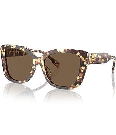 Tory Burch Womens TY7198U 54mm Tortoise Butterfly Sunglasses Product Image