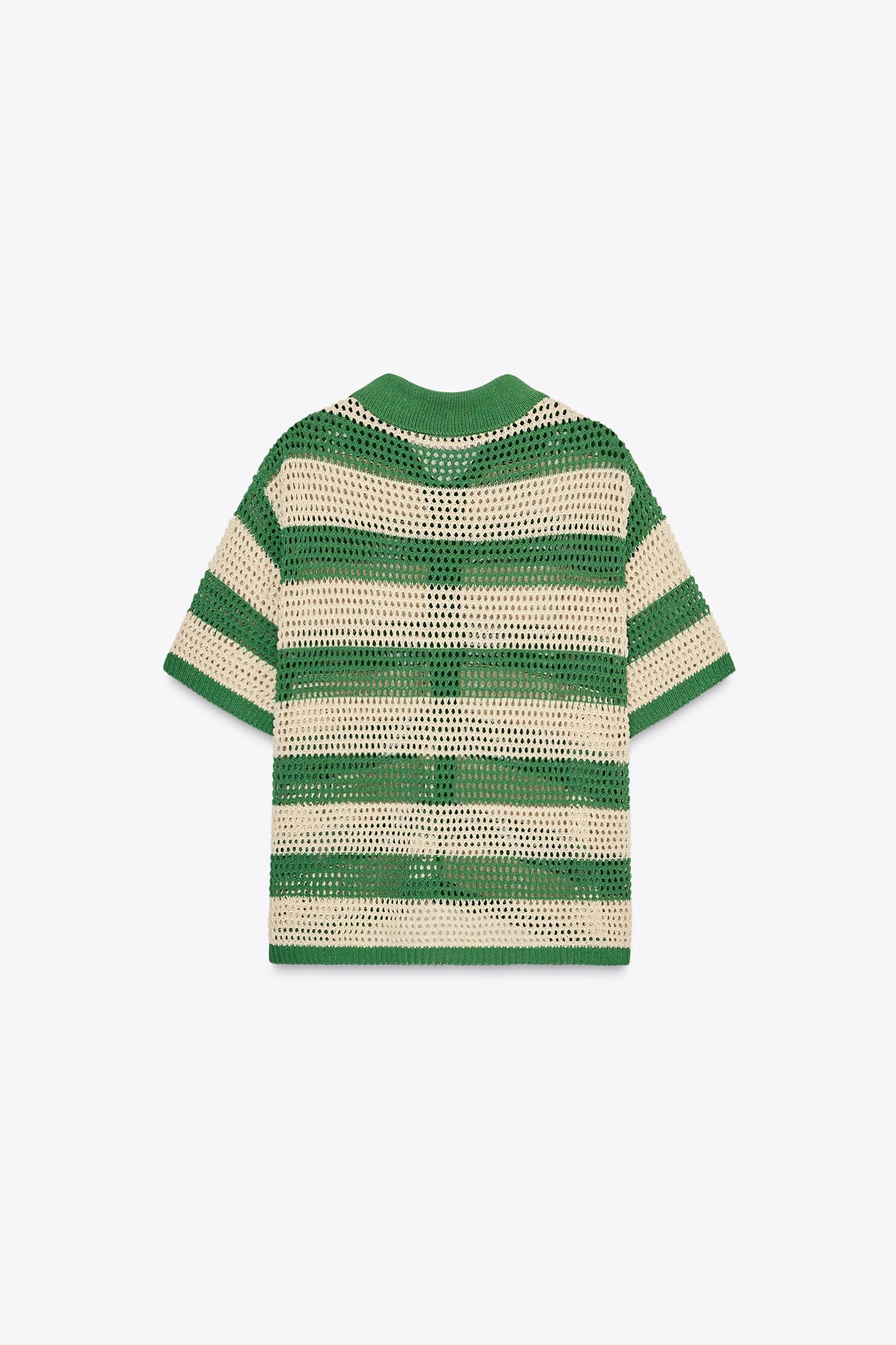 KNITTED POLO JACKET Product Image