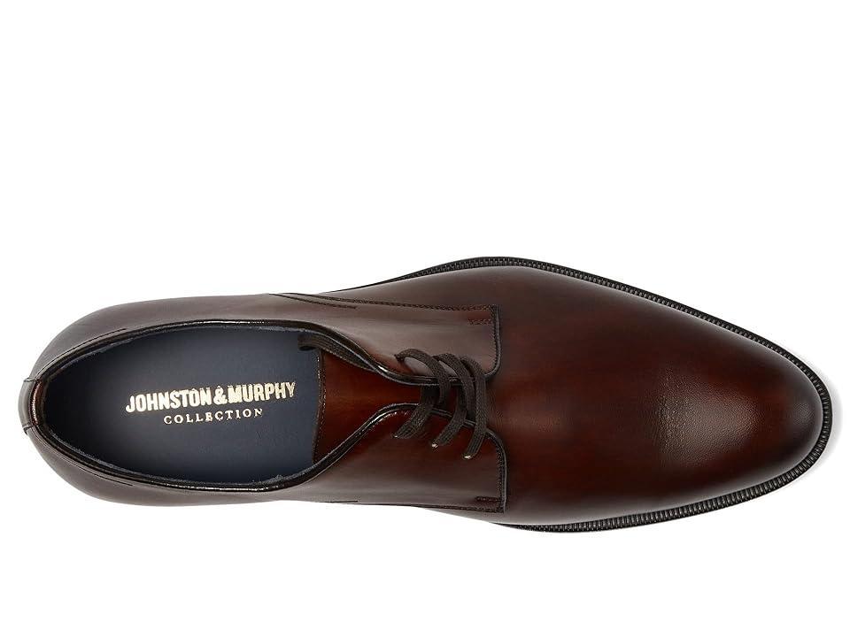 Johnston  Murphy Collection Mens Flynch Hand-Stained Leather Cap Toe Lace Up Oxfords Product Image