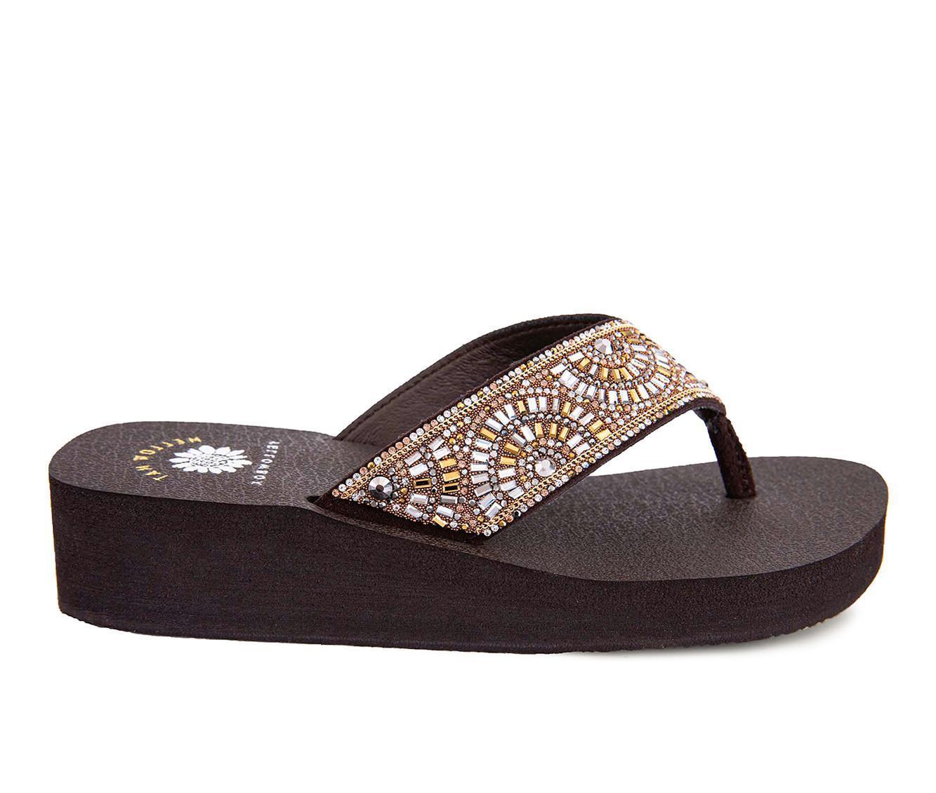 Women's Yellow Box Laina Wedge Flip-Flops Product Image