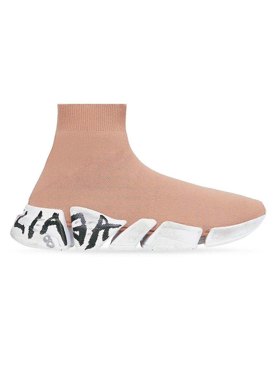 Mens Speed 2.0 Graffiti Recycled Knit Sneakers Product Image