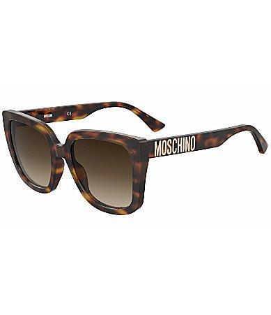 Moschino Womens MOS146S Tortoise Square Sunglasses Product Image