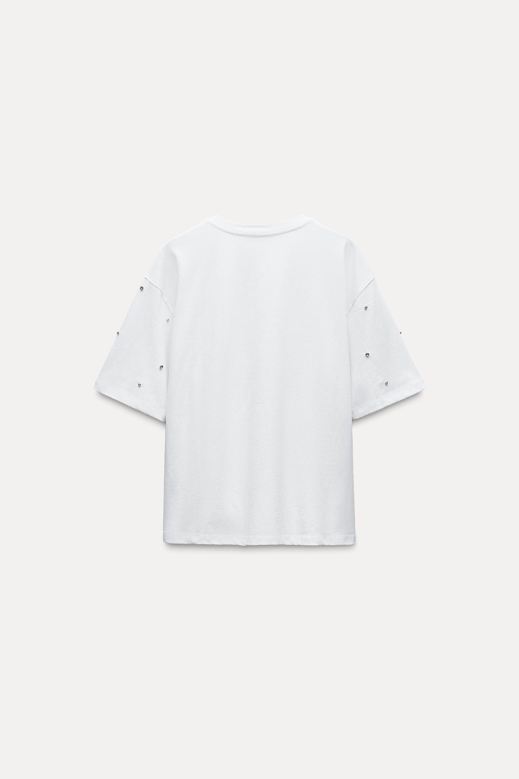 JEWELED TEXT T-SHIRT Product Image