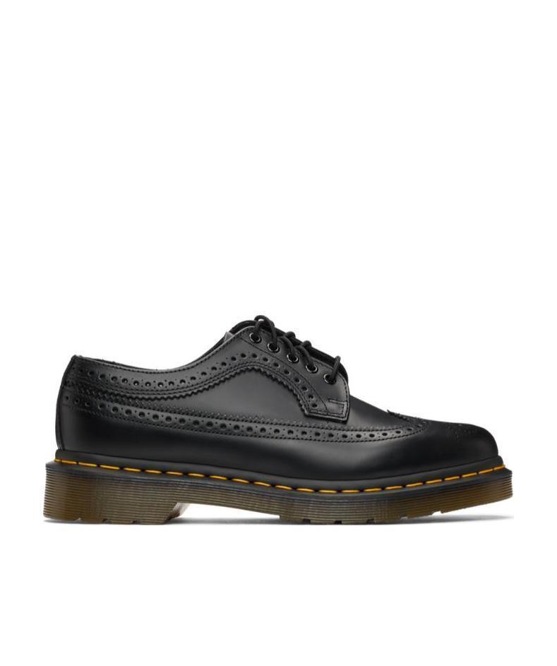 DR. MARTENS' Lace Up Brock Shoes In Black Product Image