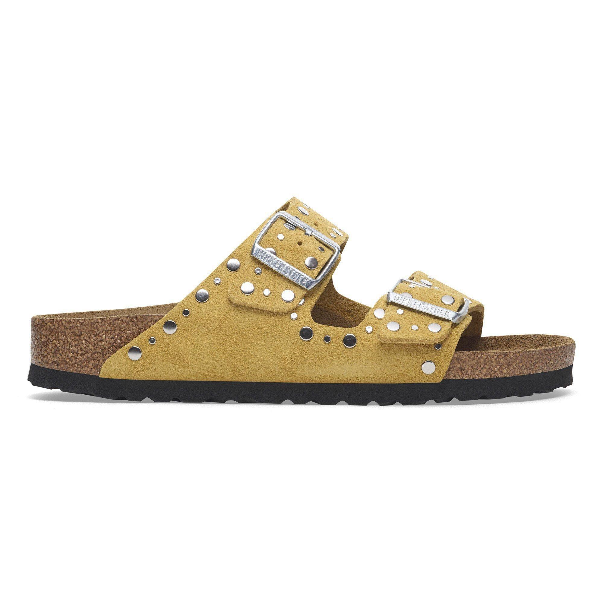 Arizona Rivets Suede Leather Ochre Product Image