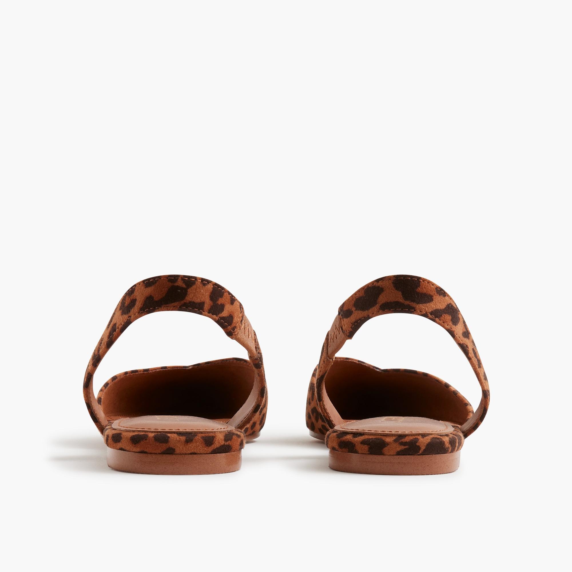 Leopard slingback flats Product Image