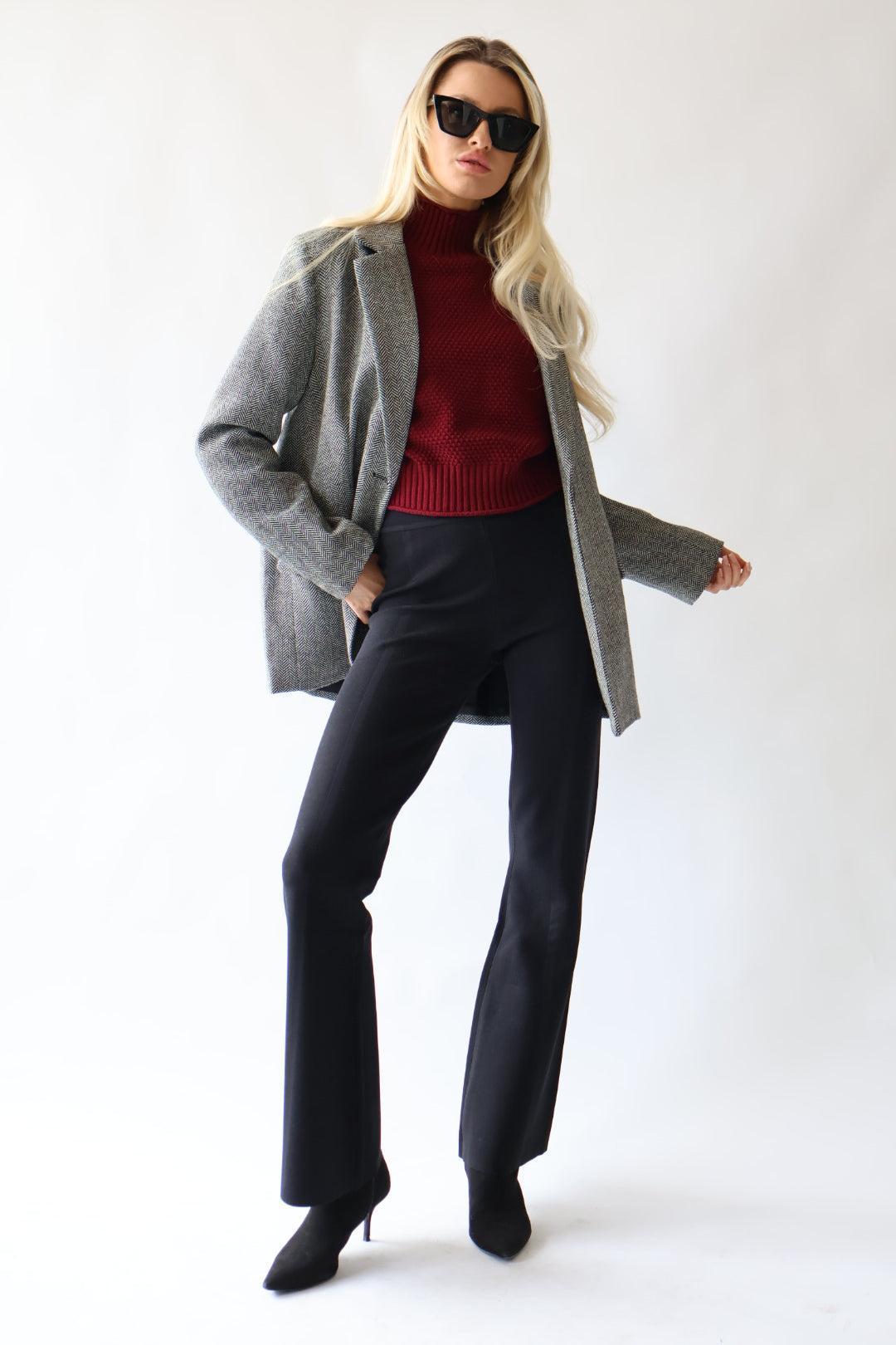 Pull on Ponte Knit Pants Product Image