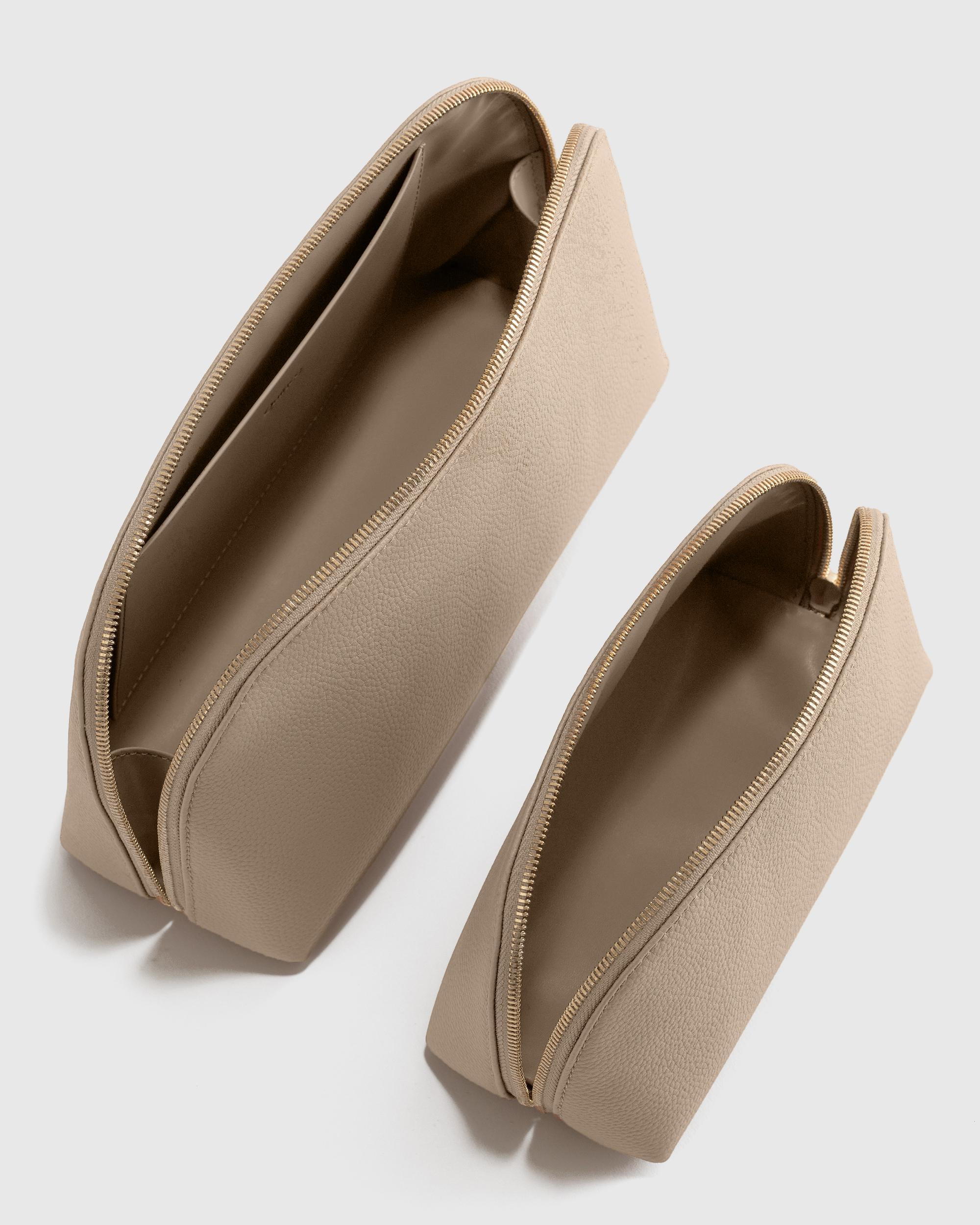 Quince | Women's Italian Leather Pouch Travel Set Product Image