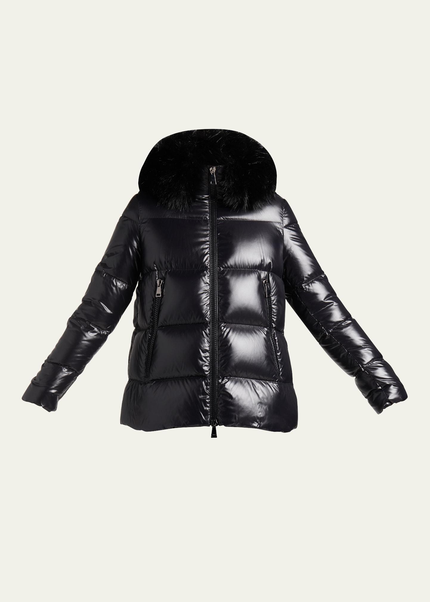 Womens Laiche Down Faux Fur-Trim Parka Product Image