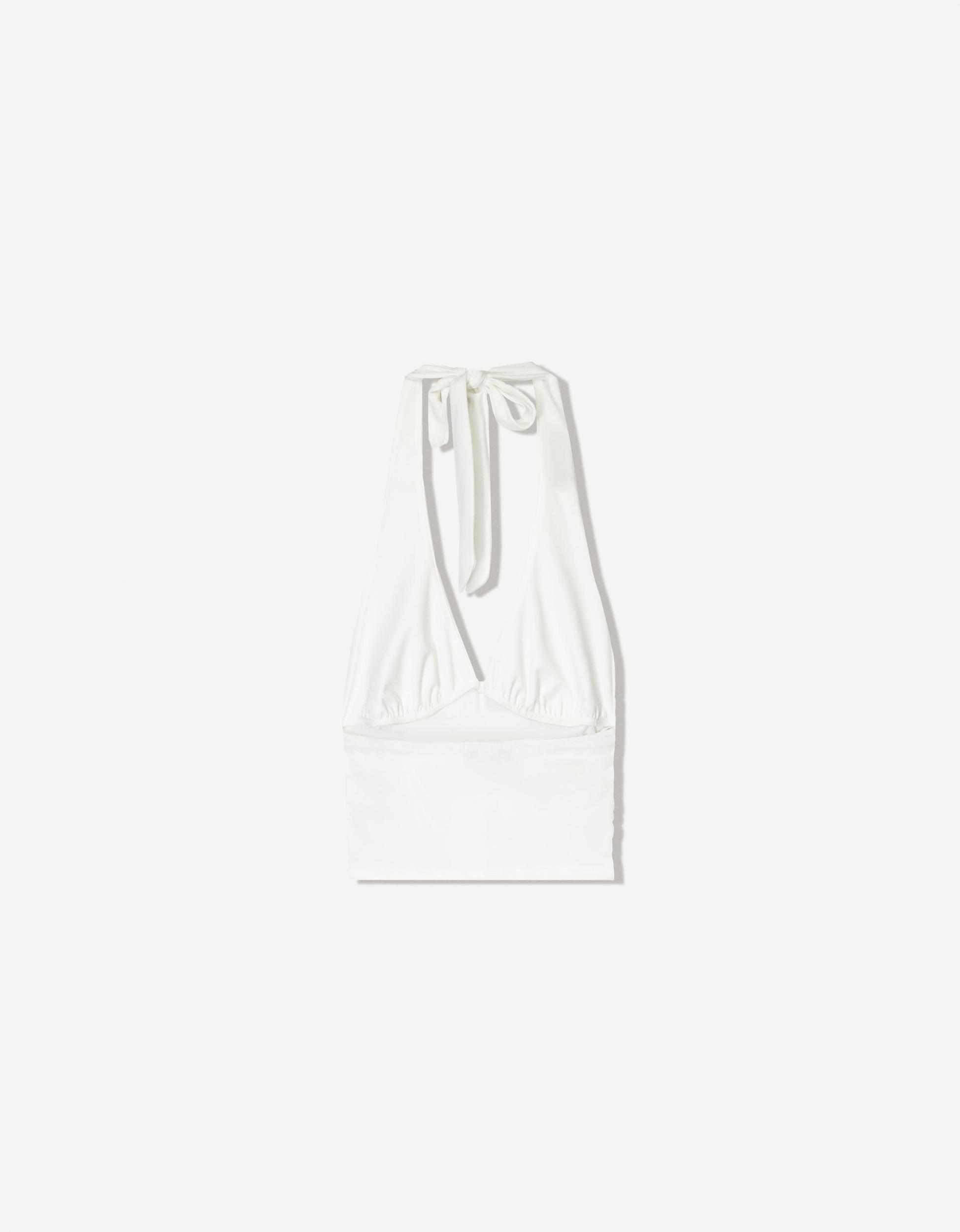 Gathered halter top Product Image