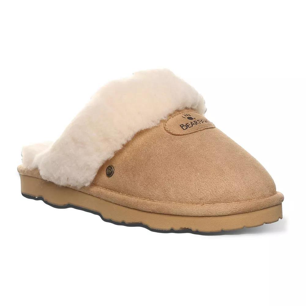 Bearpaw Effie Women's Plush Collar Slippers, Size: 11, Iced Brown Product Image