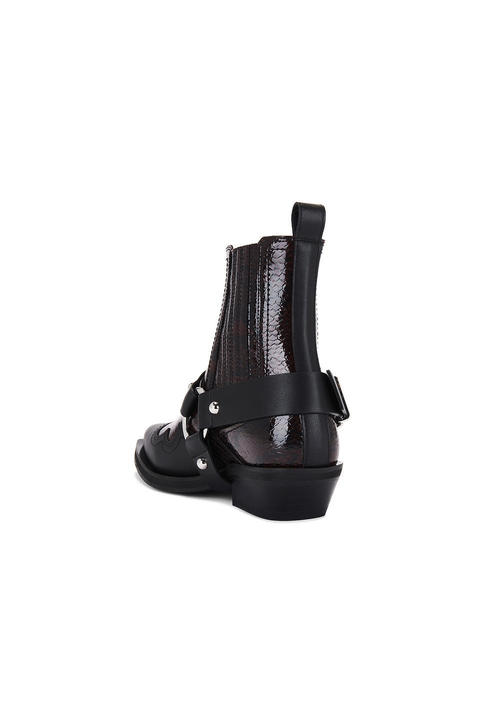 Fitted Chelsea Western Boot Ganni Product Image