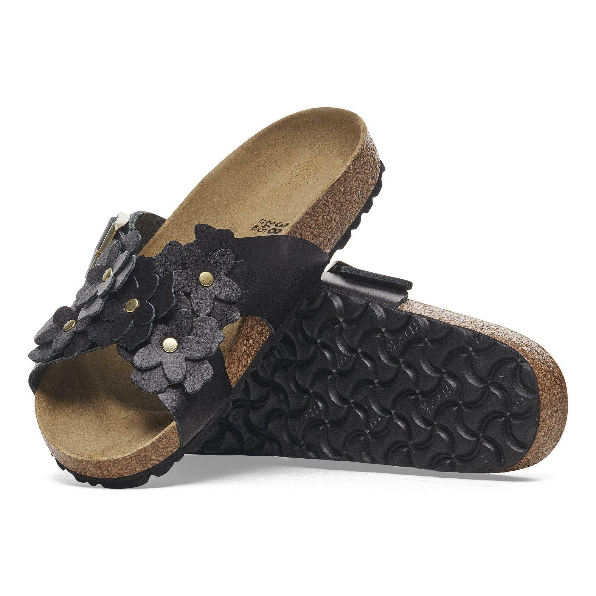 Siena Flower Embellishment Natural Leather Product Image