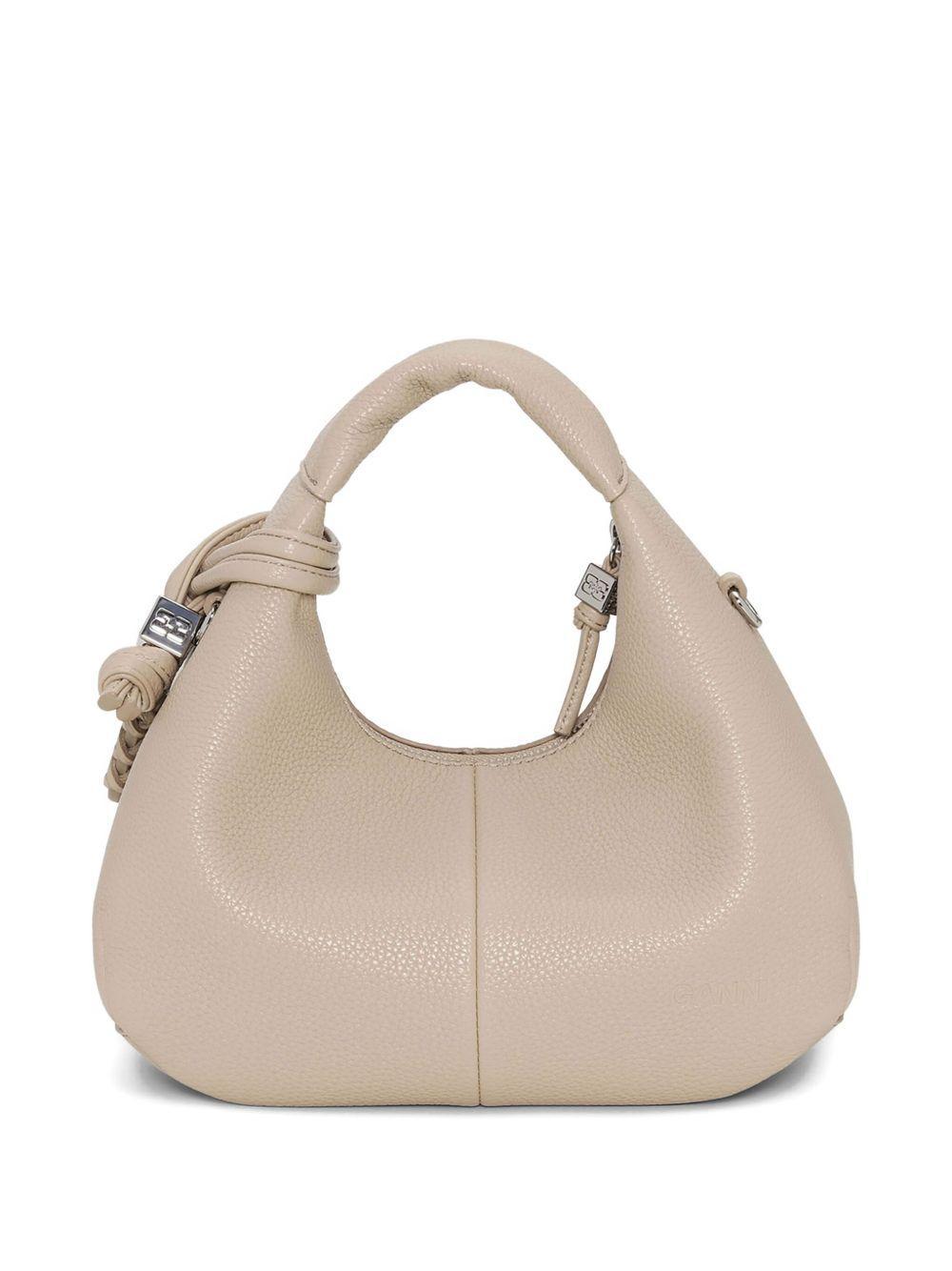 mini textured leather tote bag Product Image