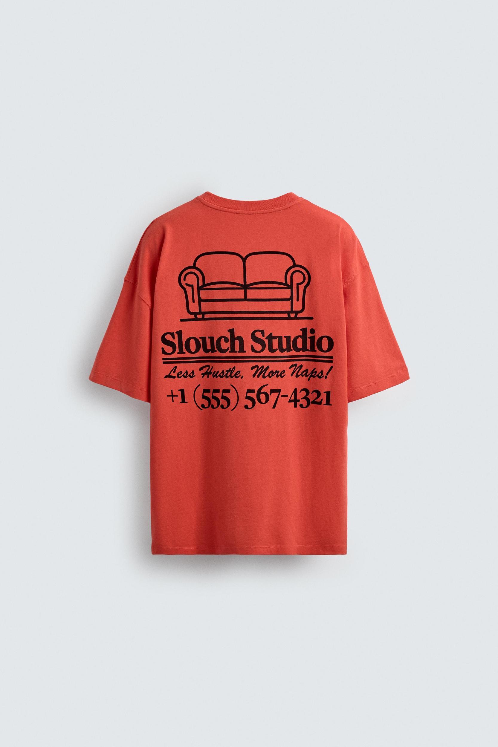 CONTRAST PRINT T-SHIRT Product Image