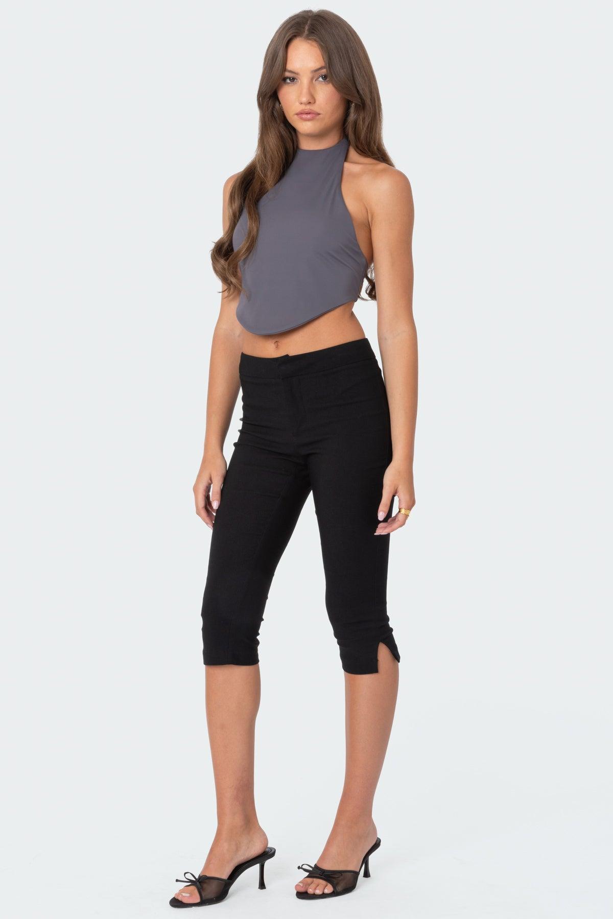 Raine Curved Halter Top Product Image