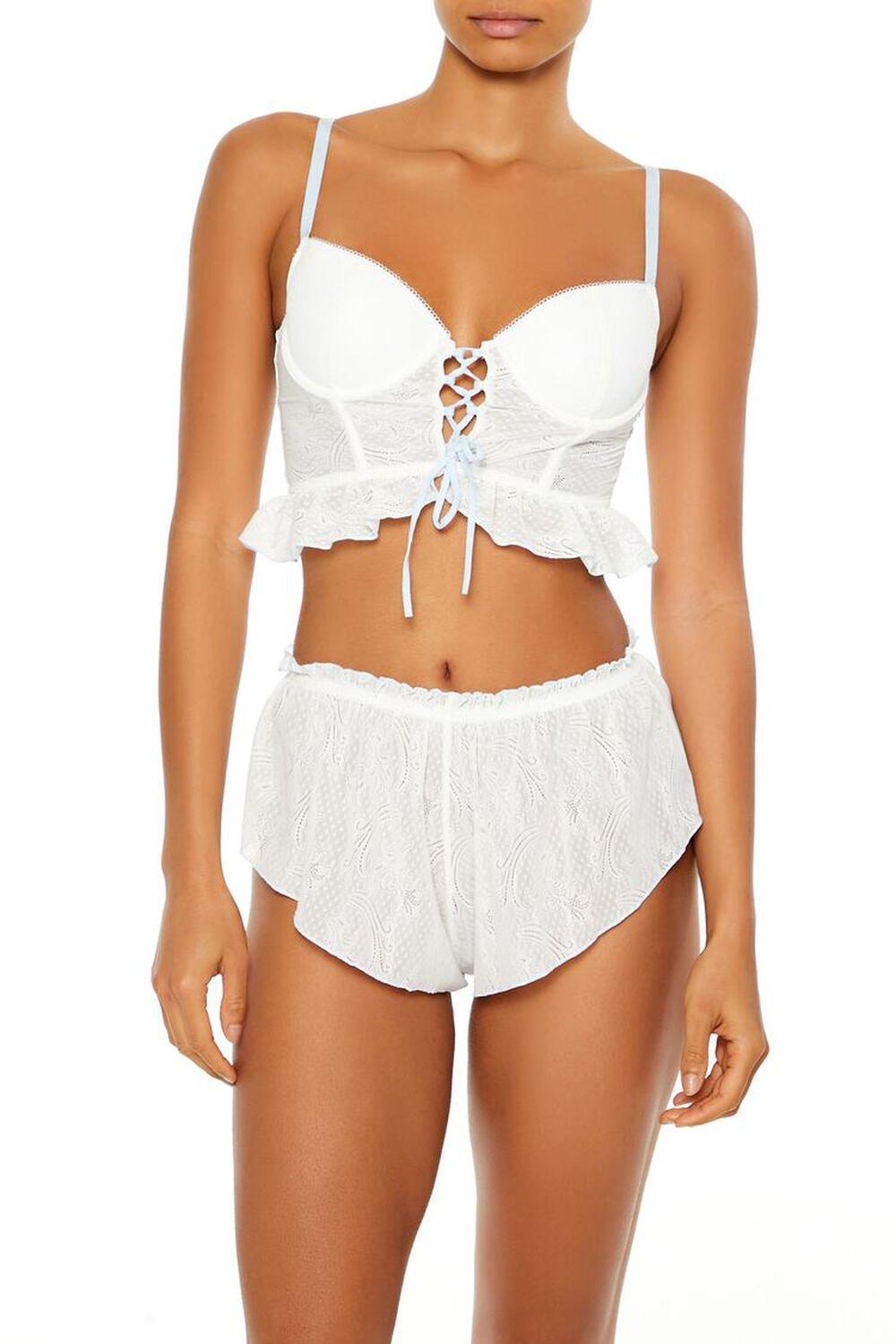 Ruffle Mid-Rise Shortie Panties | Forever 21 Product Image