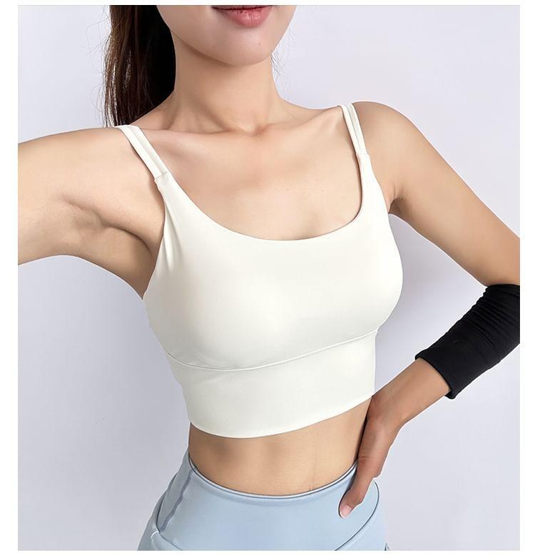 Plain Sport Bra Top Product Image