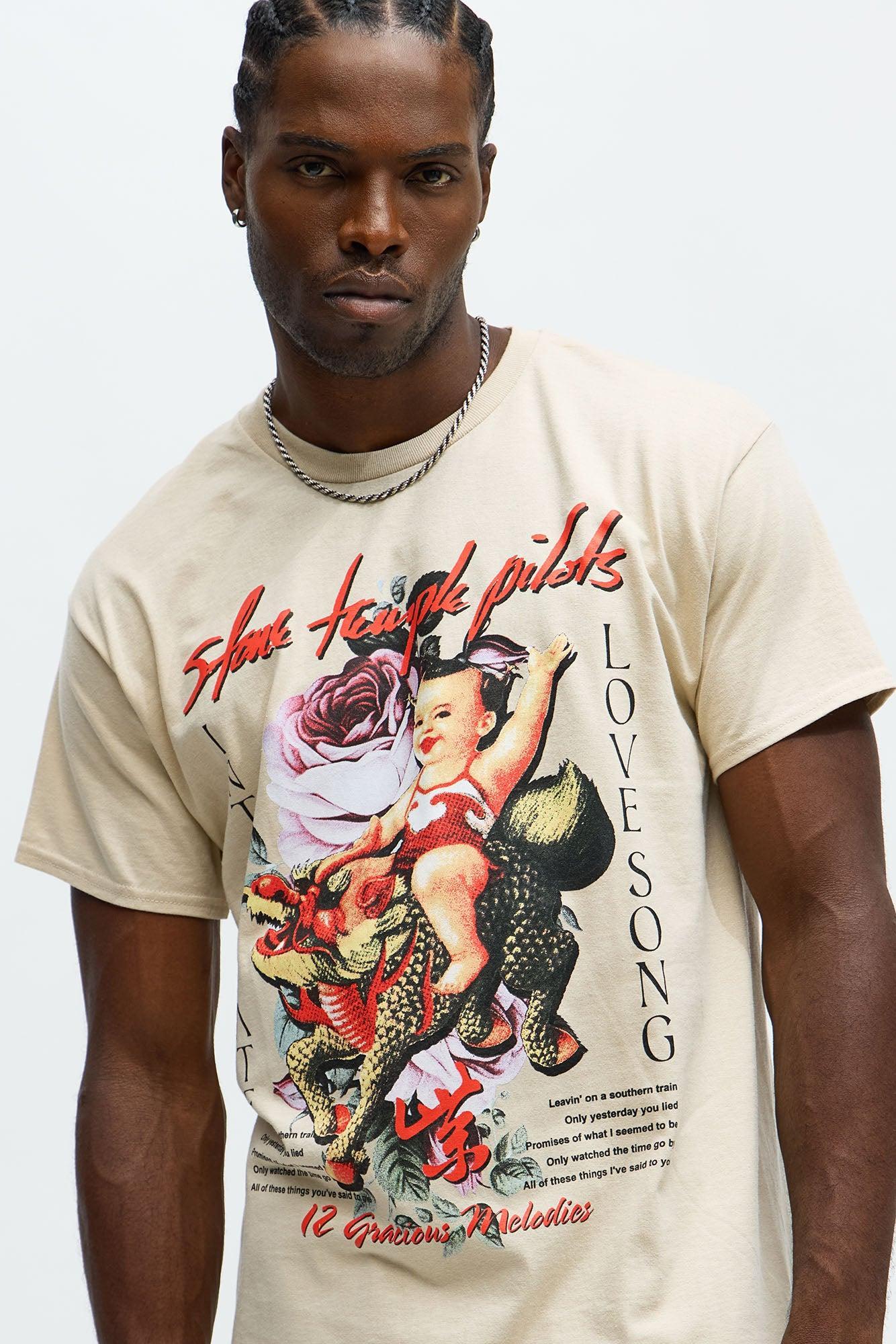 Stone Temple Pilots Love Song Short Sleeve Tee - Sand Product Image