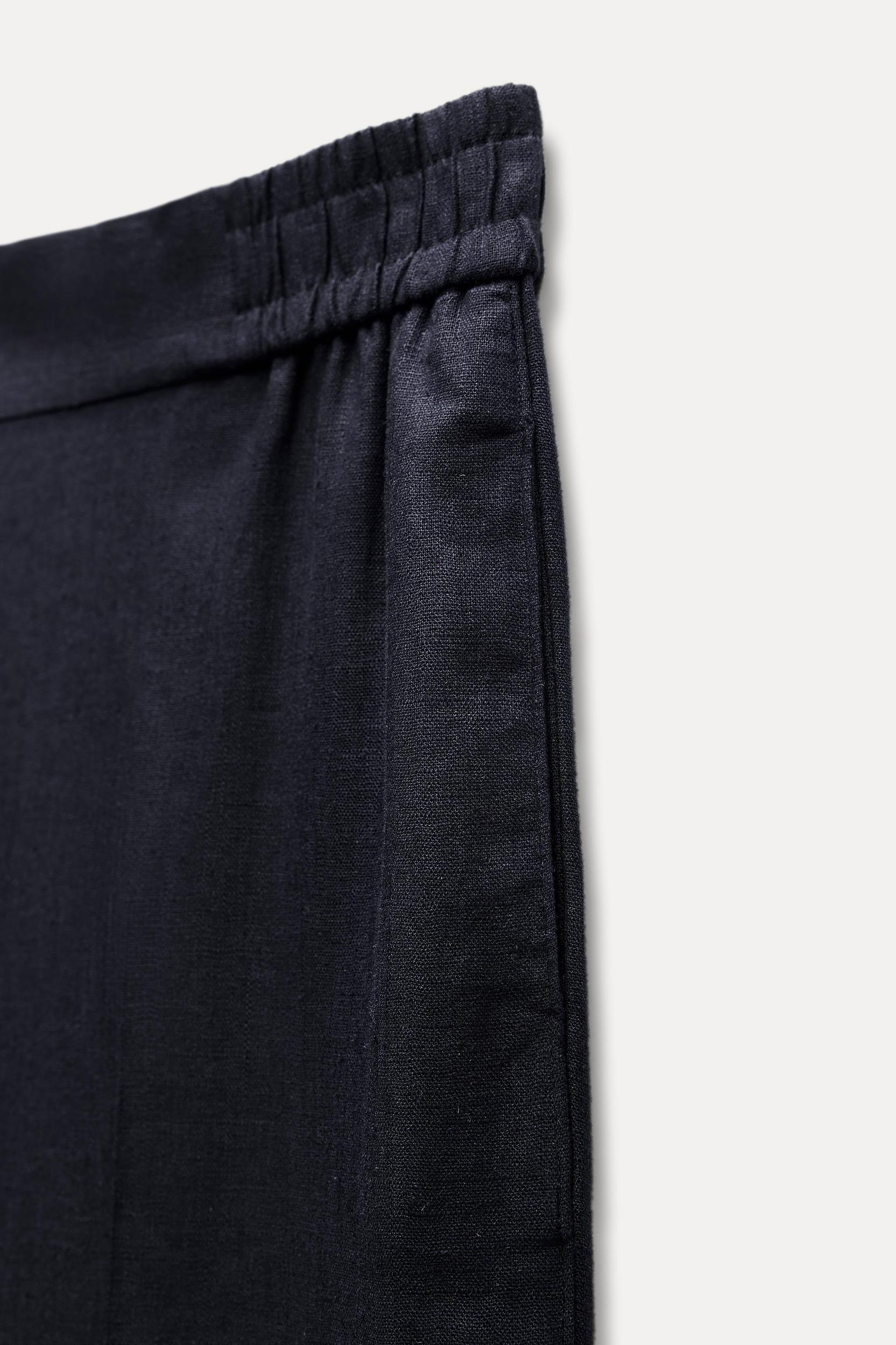 LINEN BLEND PANTS Product Image
