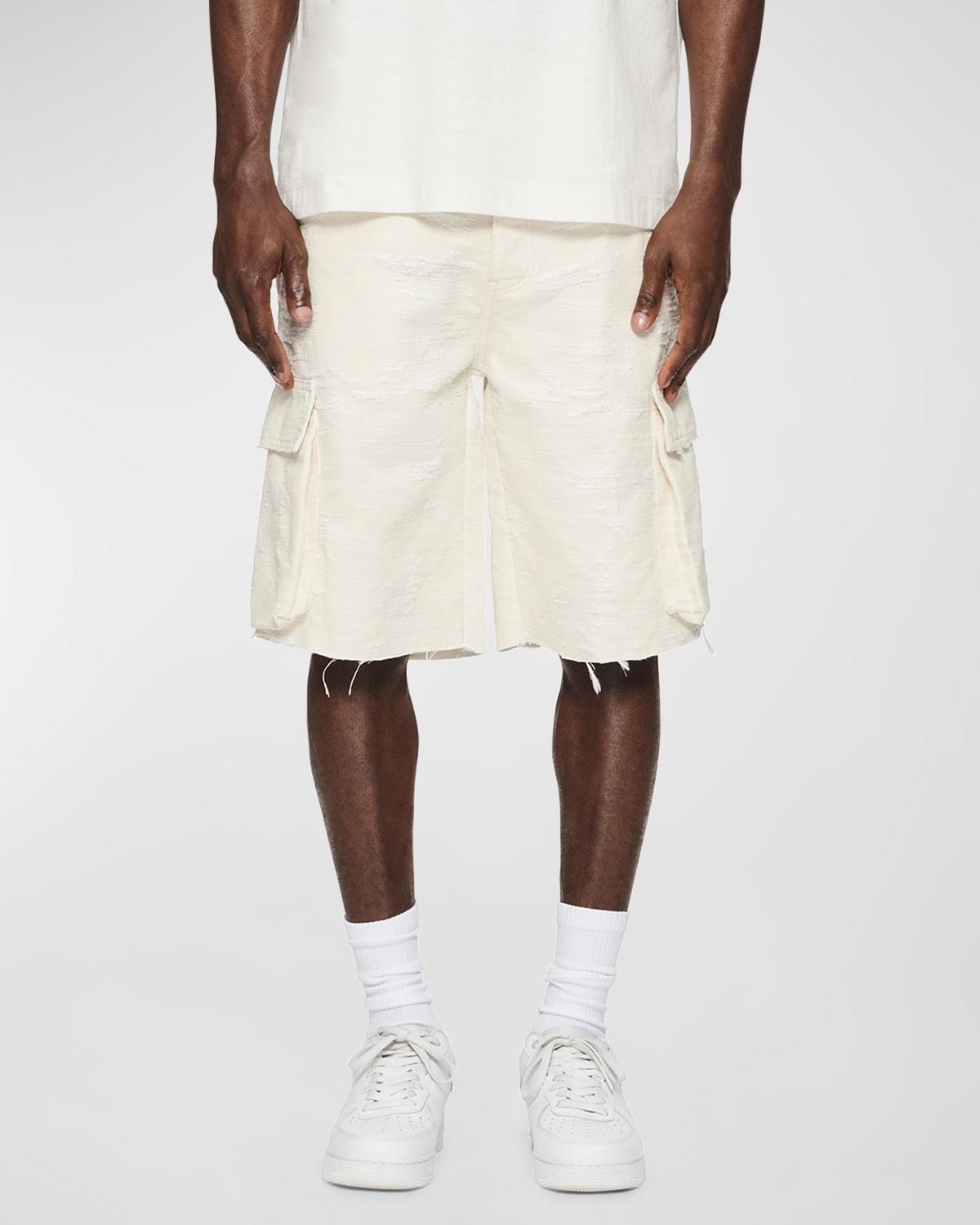 Men's Jacquard Cargo Shorts Product Image
