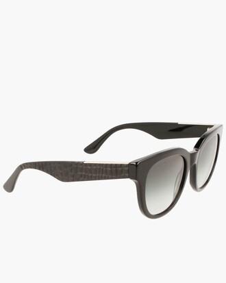 Croco Skin Oval Acetate Glasses Product Image