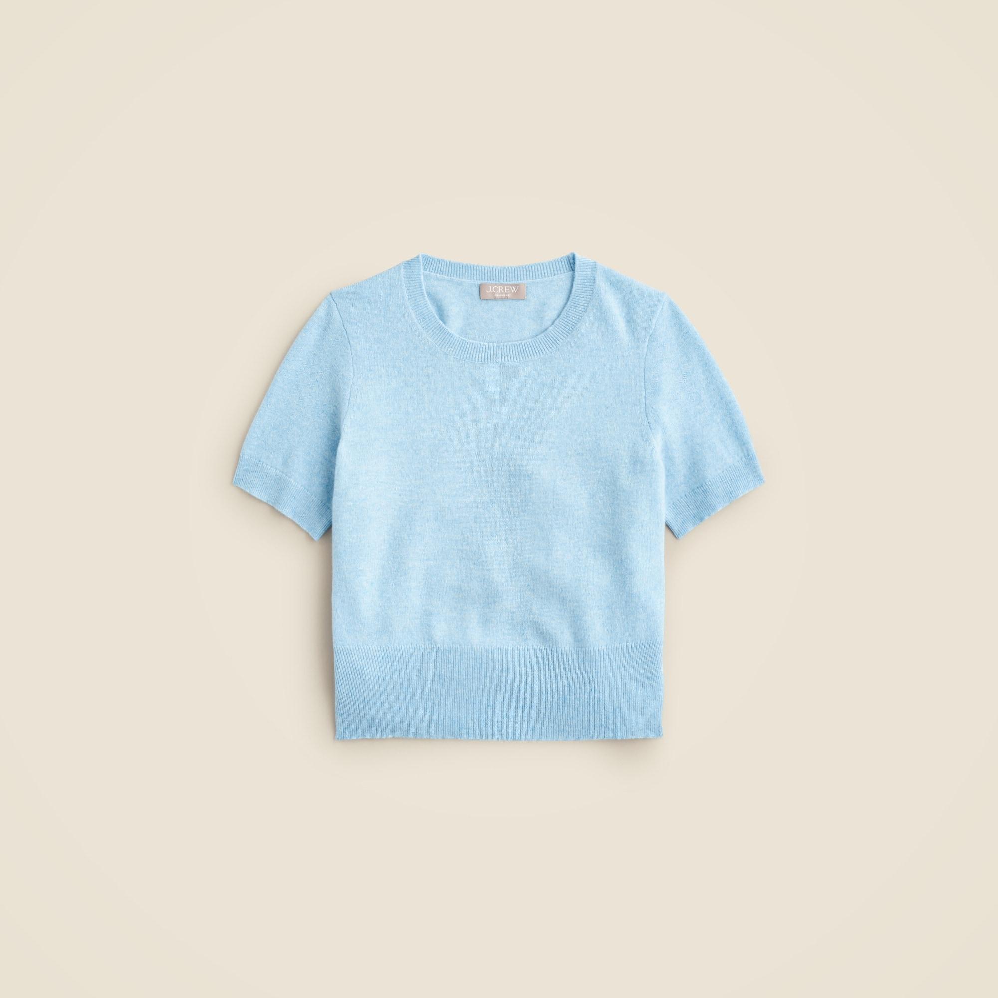 Cashmere shrunken T-shirt Product Image