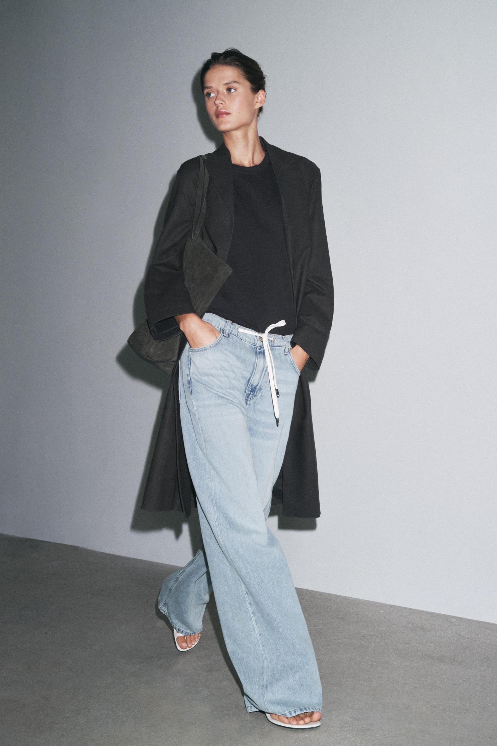 RELAXED MID WAIST JEANS ZW COLLECTION Product Image
