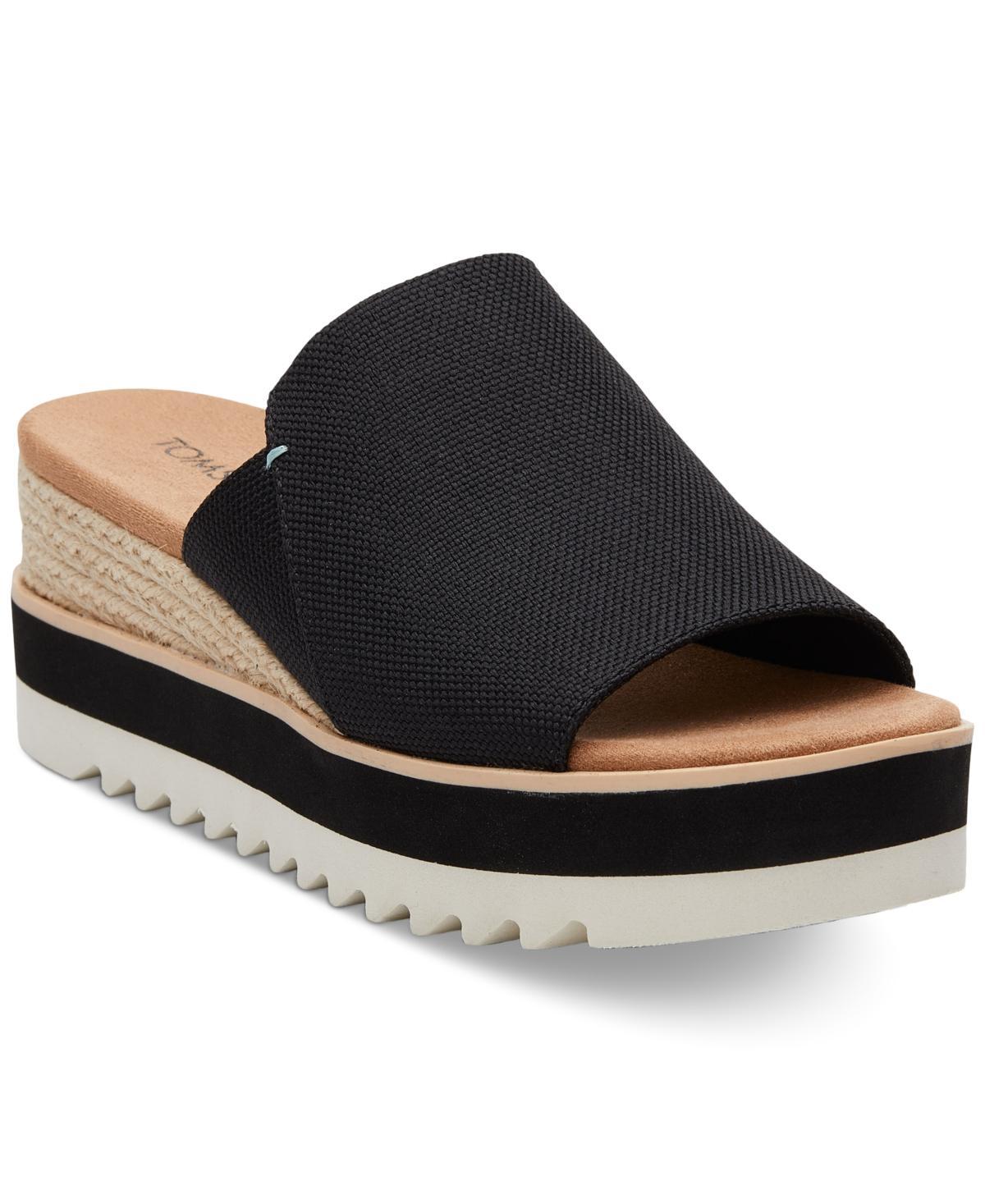Toms Womens Diana Mule Platform Wedge Sandals Product Image
