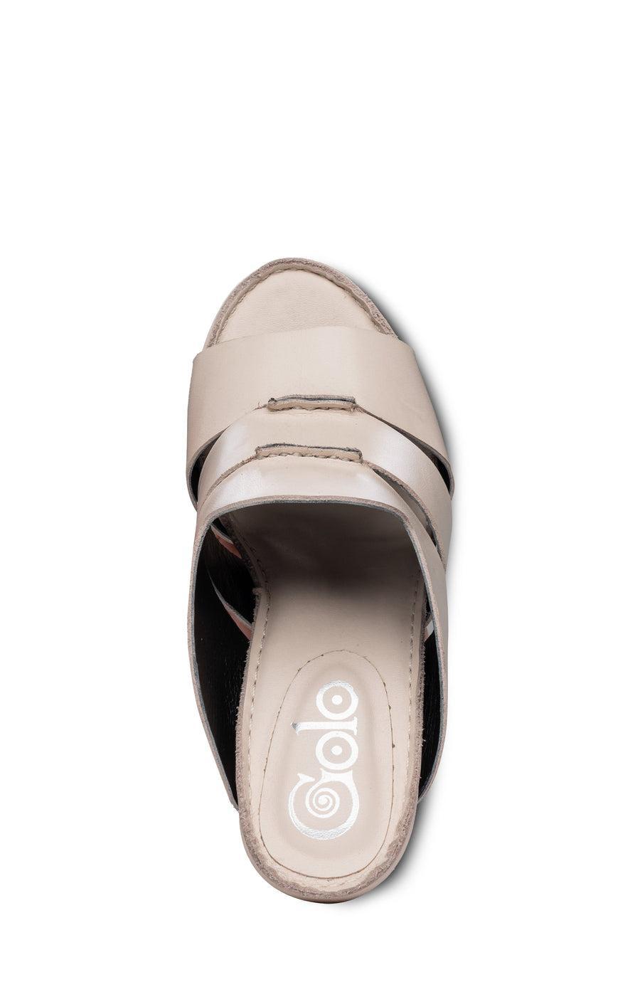 Golo Seamingly Soy Leather Strapped Heel Sandals Product Image