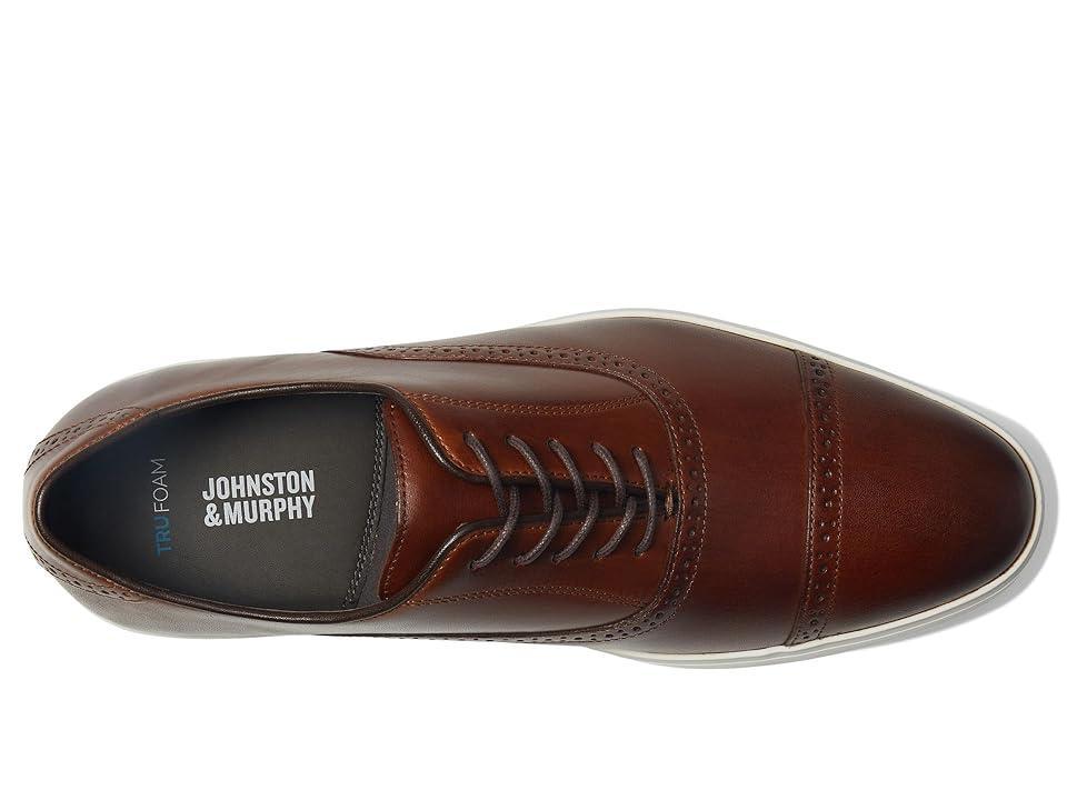 Johnston  Murphy Mens Brody Leather Cap Toe Oxfords Product Image