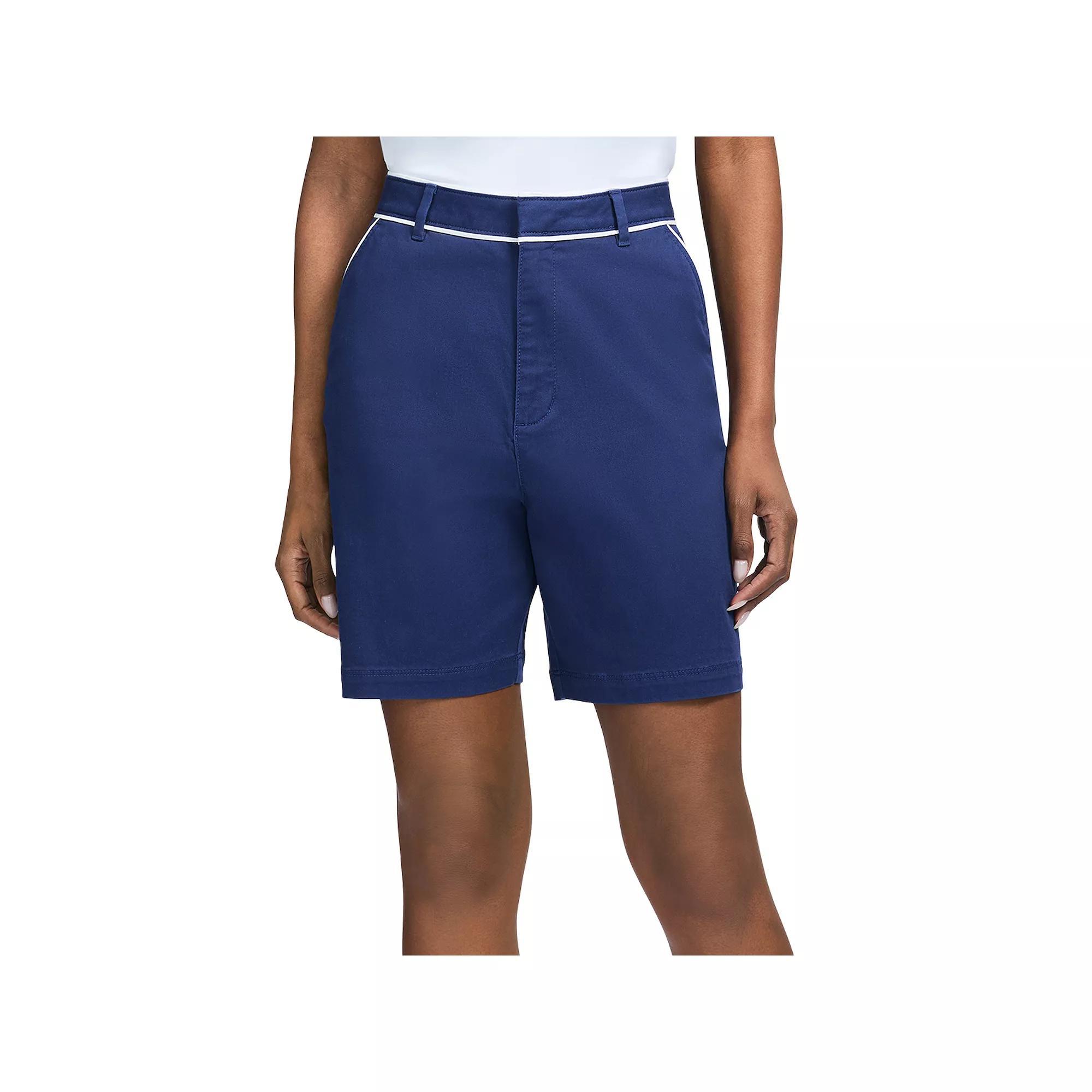 Womens IZOD Martina Midrise Twill Shorts Product Image