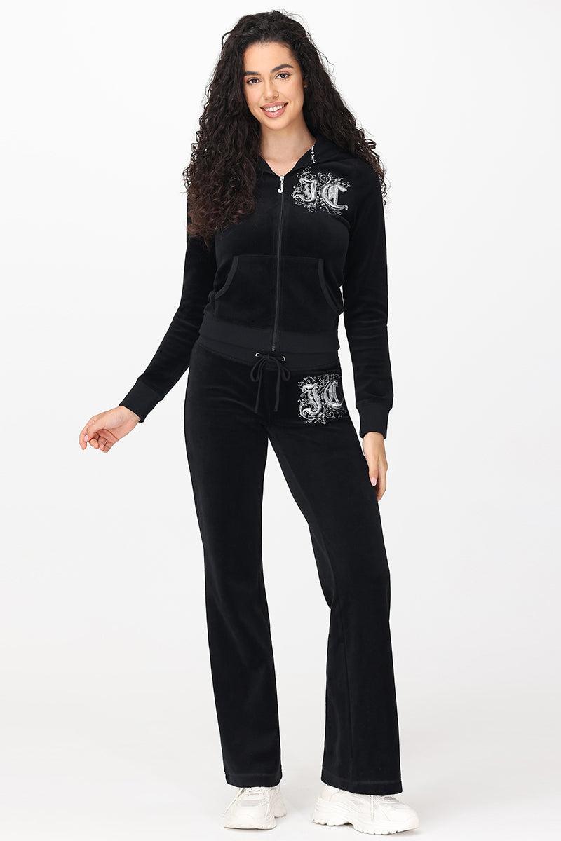 Monogram Heritage Cotton Velour Track Pants Product Image
