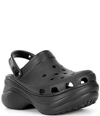 Crocs Womens Bae Platform Block Heel Clogs Product Image