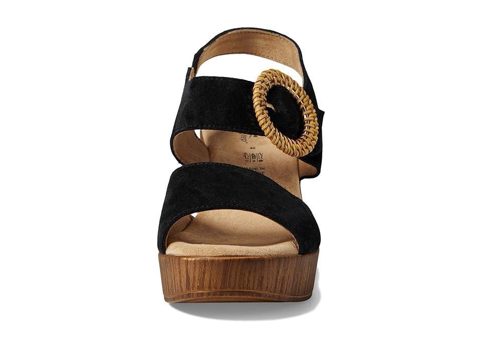 Spring Step Gamona Women's Cork Heeled Sandals, Size: 39, Suede Product Image