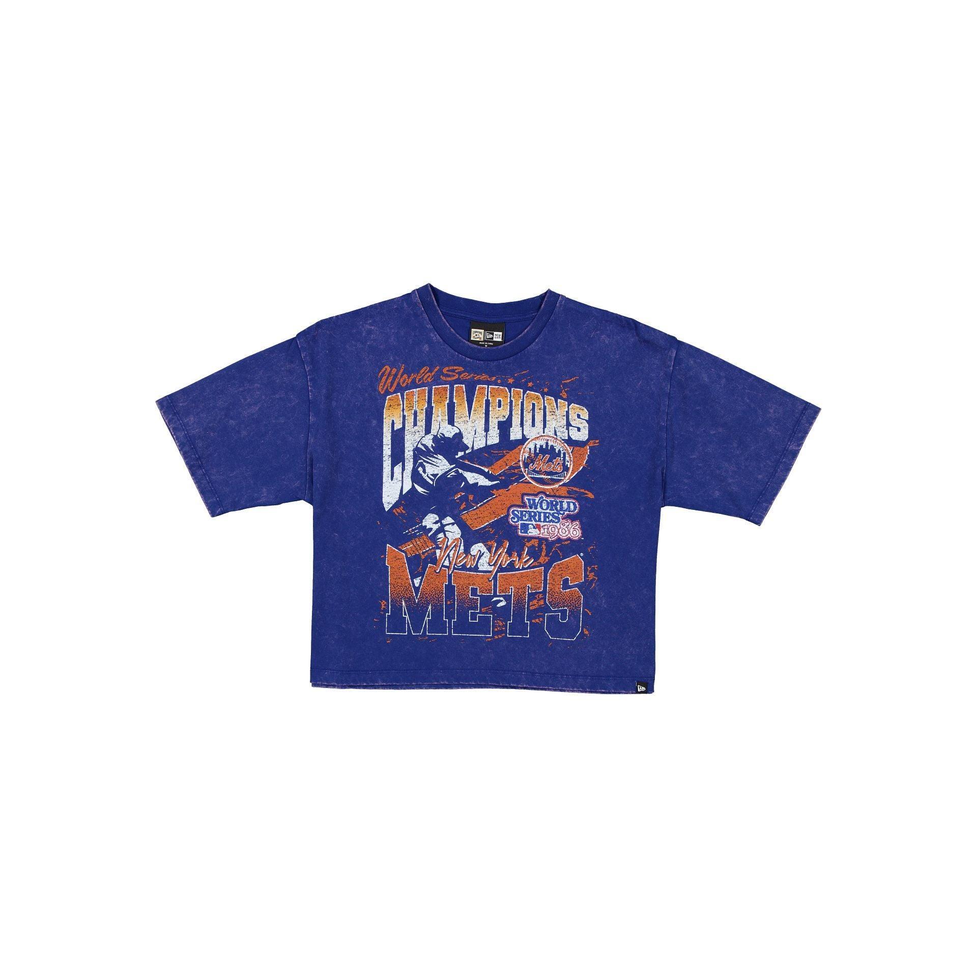 New York Mets Sport Classics Women's Cropped T-Shirt Female Product Image