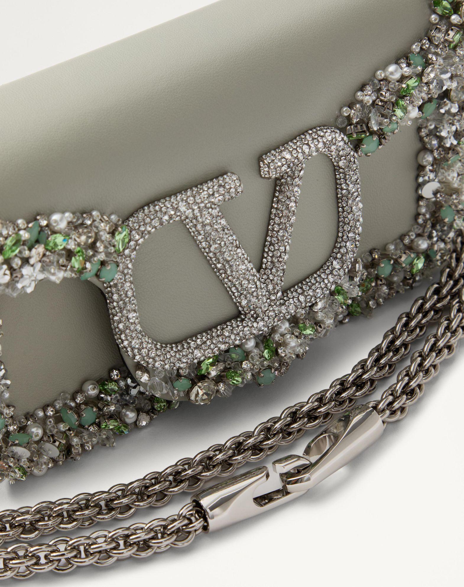 Valentino Garavani Locò Small Embroidered Shoulder Bag Product Image