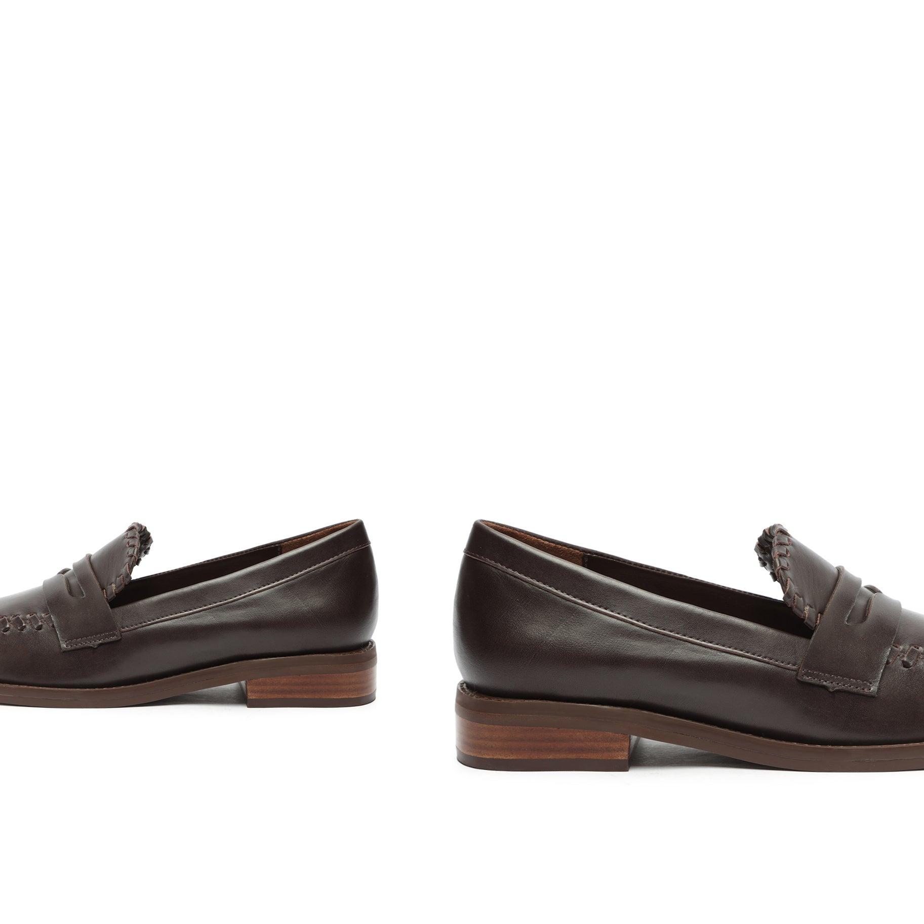 Lenon Leather Flat Female Product Image