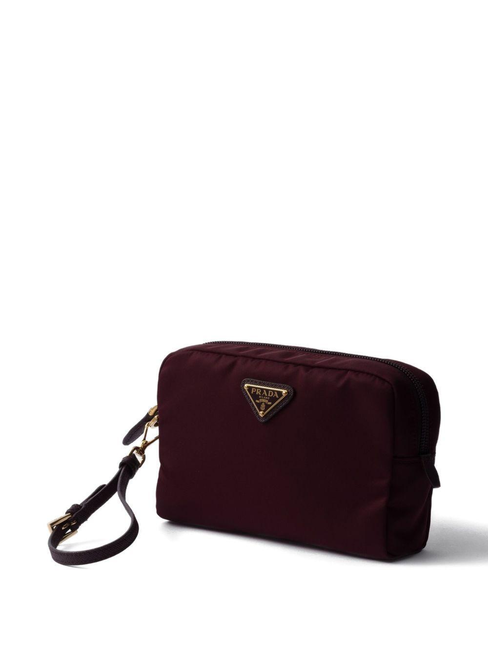 triangle-logo makeup bag Product Image