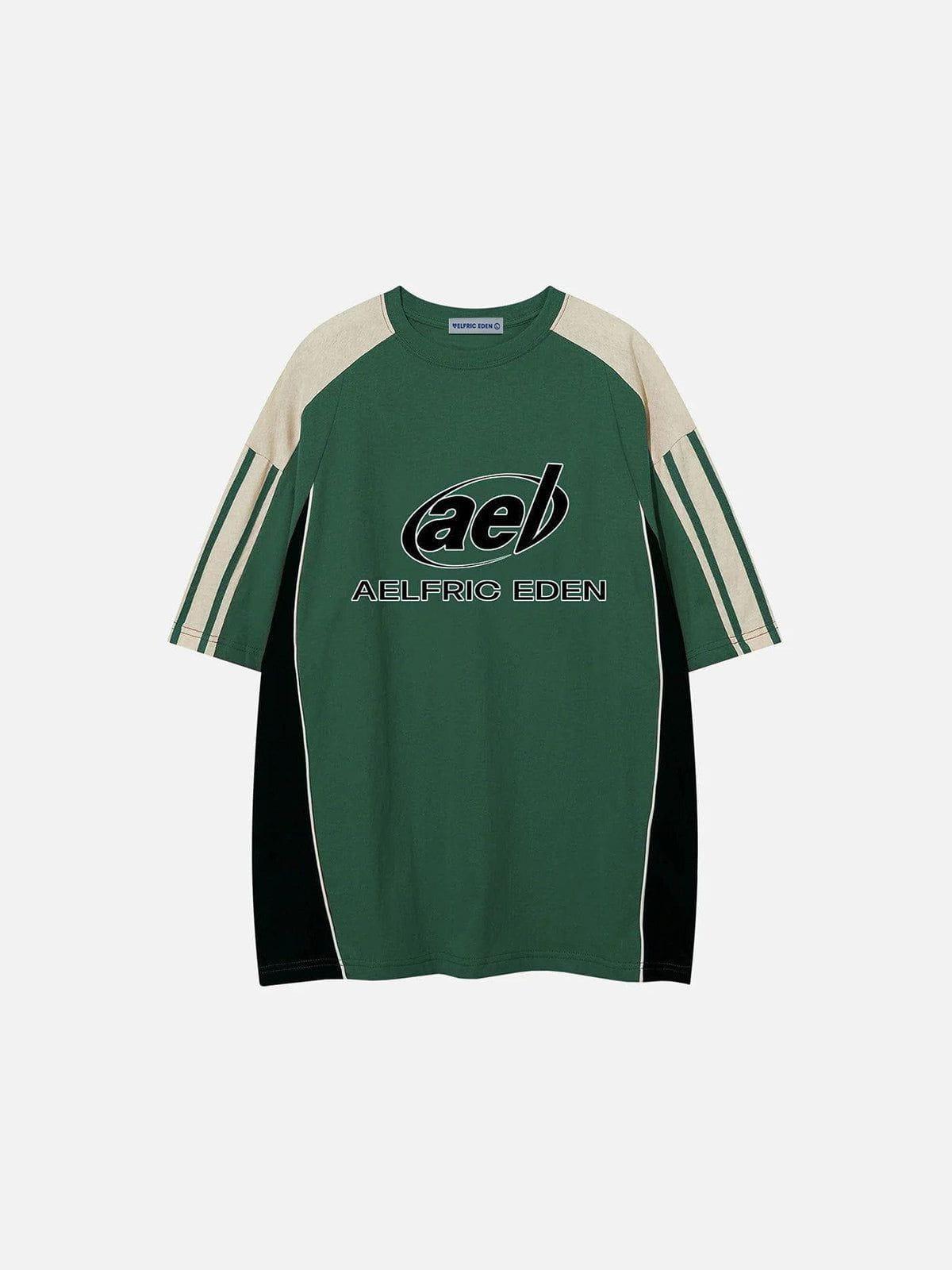 Aelfric Eden Color Block Speedway Tee Product Image