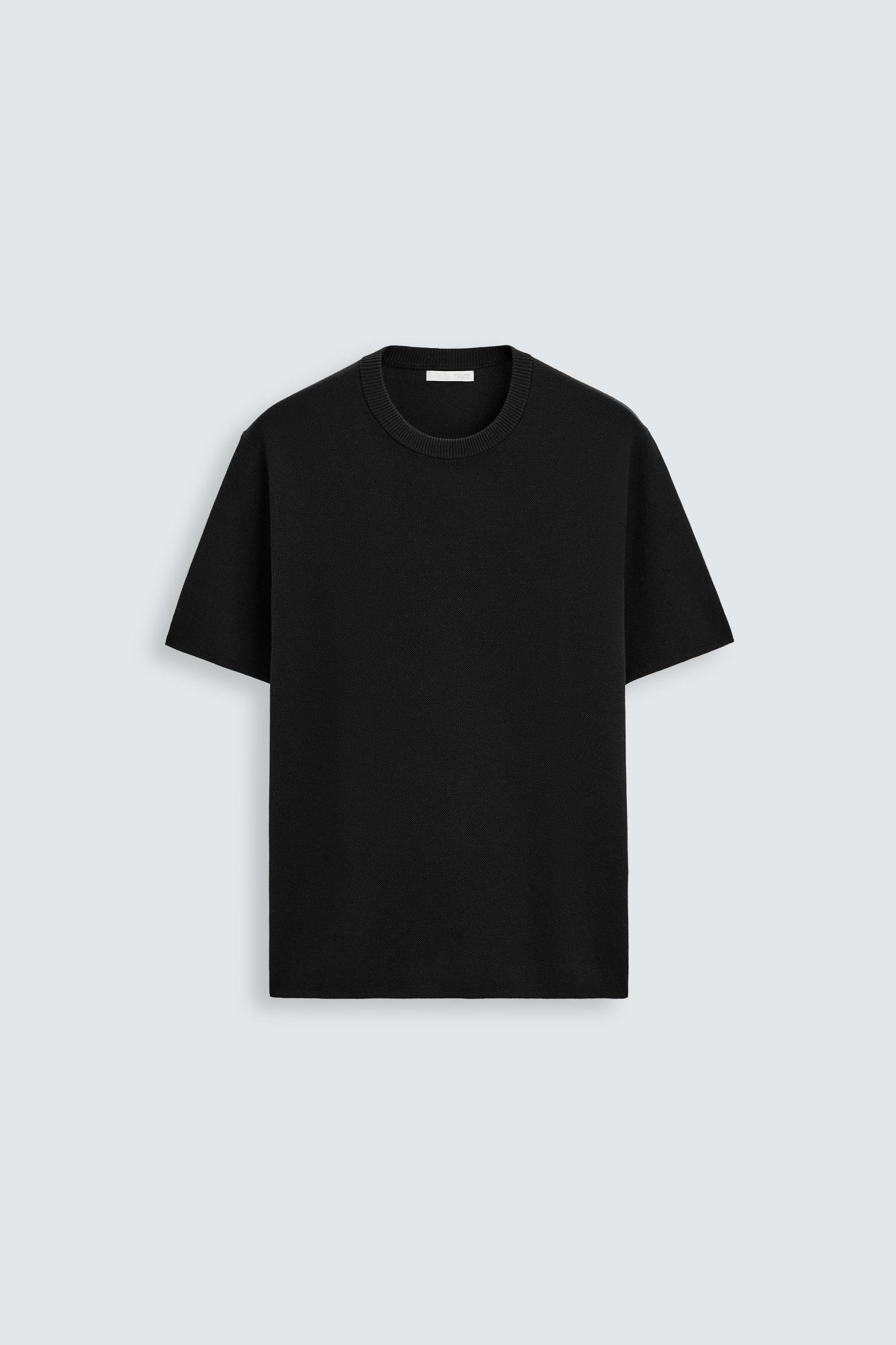 RELAXED FIT KNIT T-SHIRT Product Image