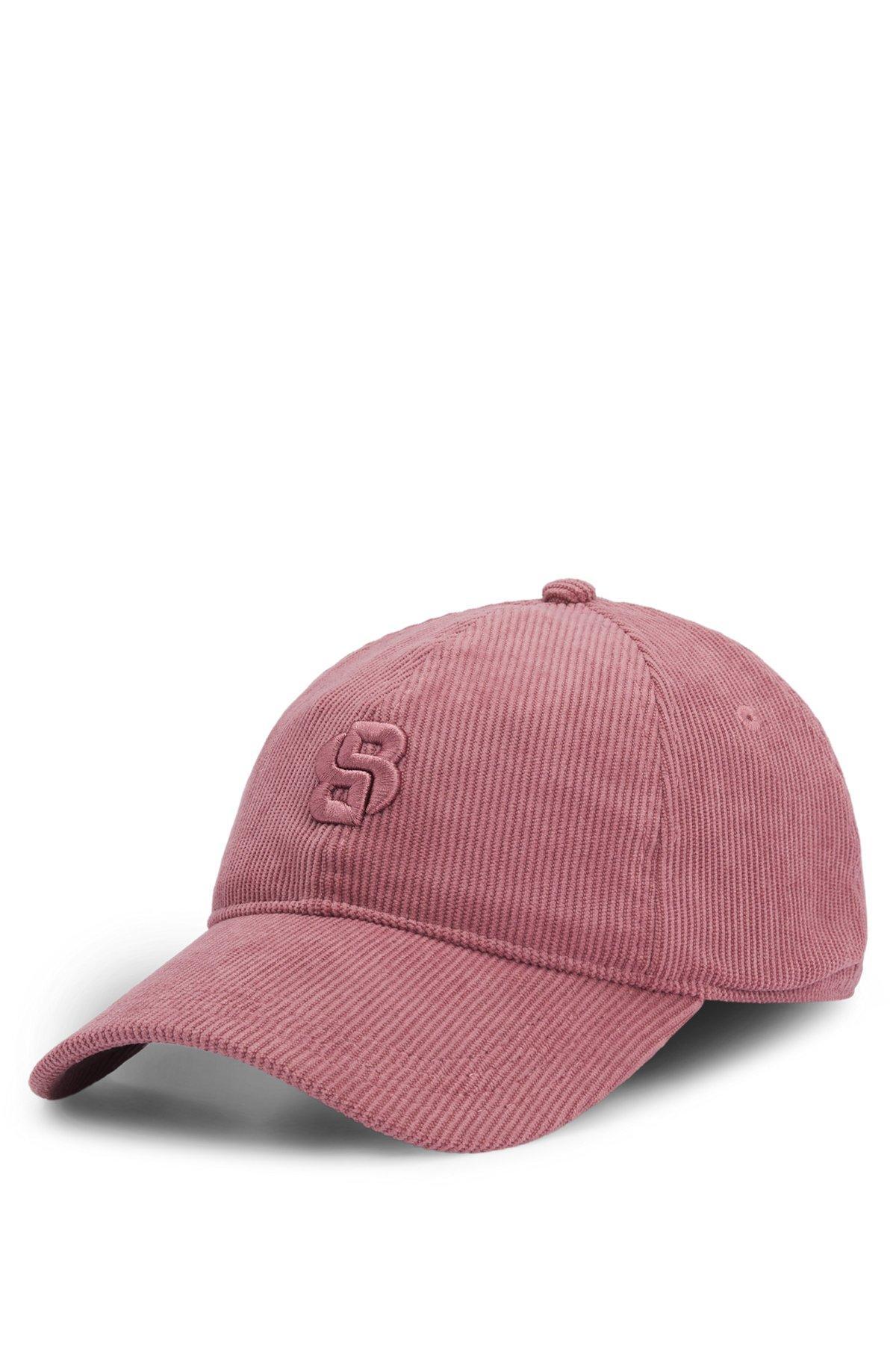 Corduroy cap with Double B monogram embroidery Product Image
