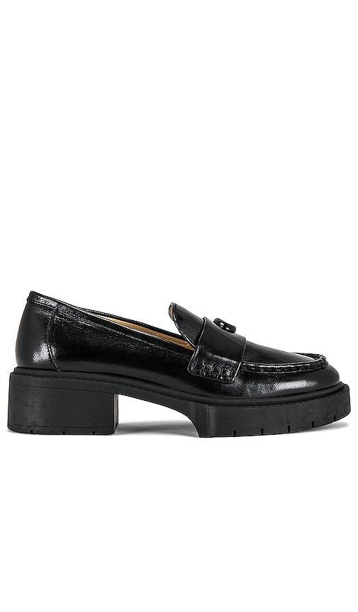 COACH Leah Leather Chunky Platform Loafers Product Image