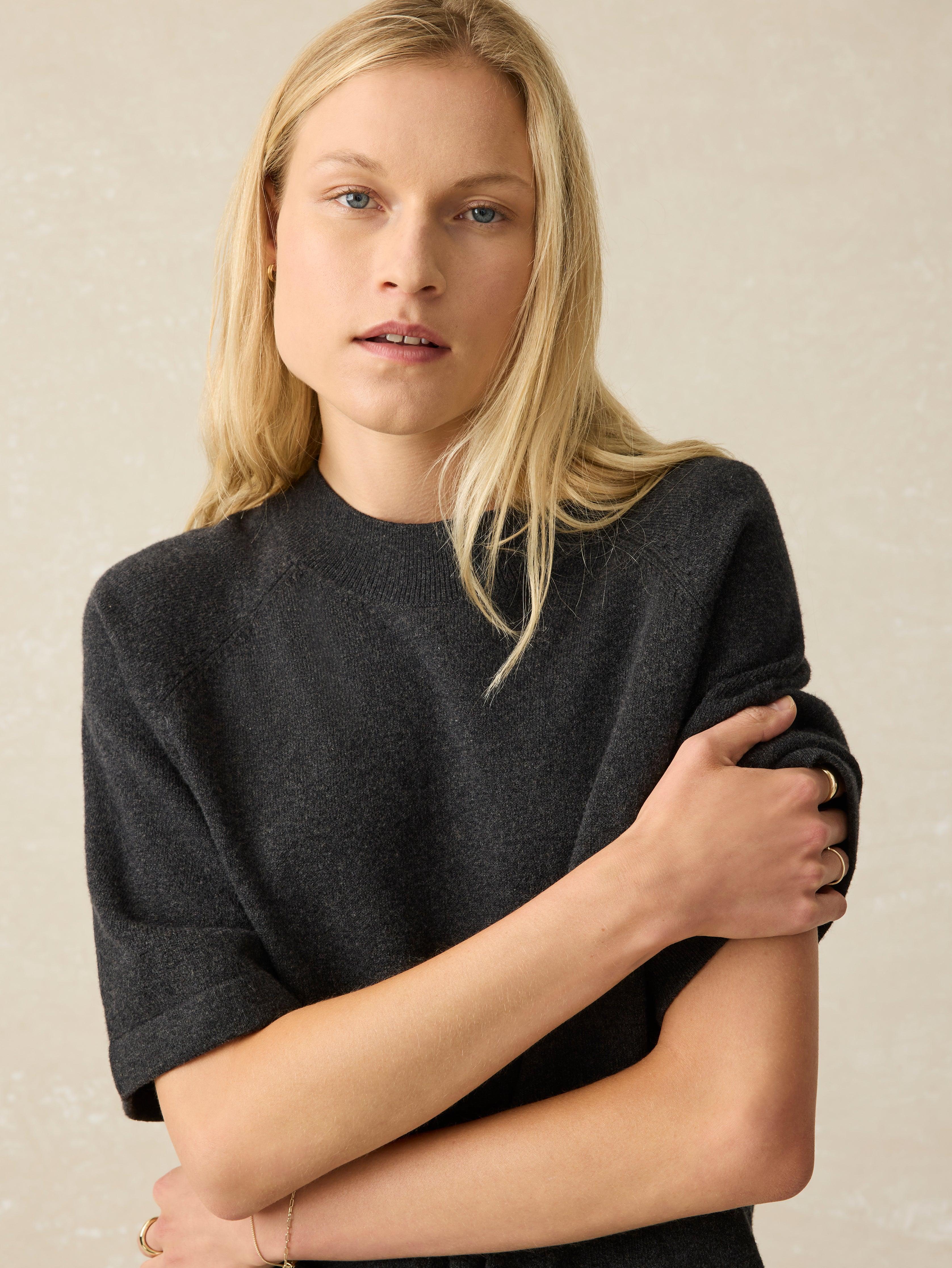 Jackson Sweater Tee - Ash Heather Female Product Image