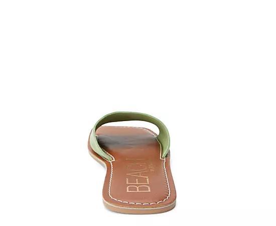 Beach by Matisse Bali Women's Suede Slide Sandals, Size: 7, Green Product Image