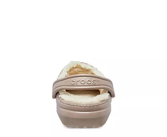 CROCS ™ Classic Lined Slipper in Mushroom/Bone at Nordstrom, Size 15 Women's Product Image