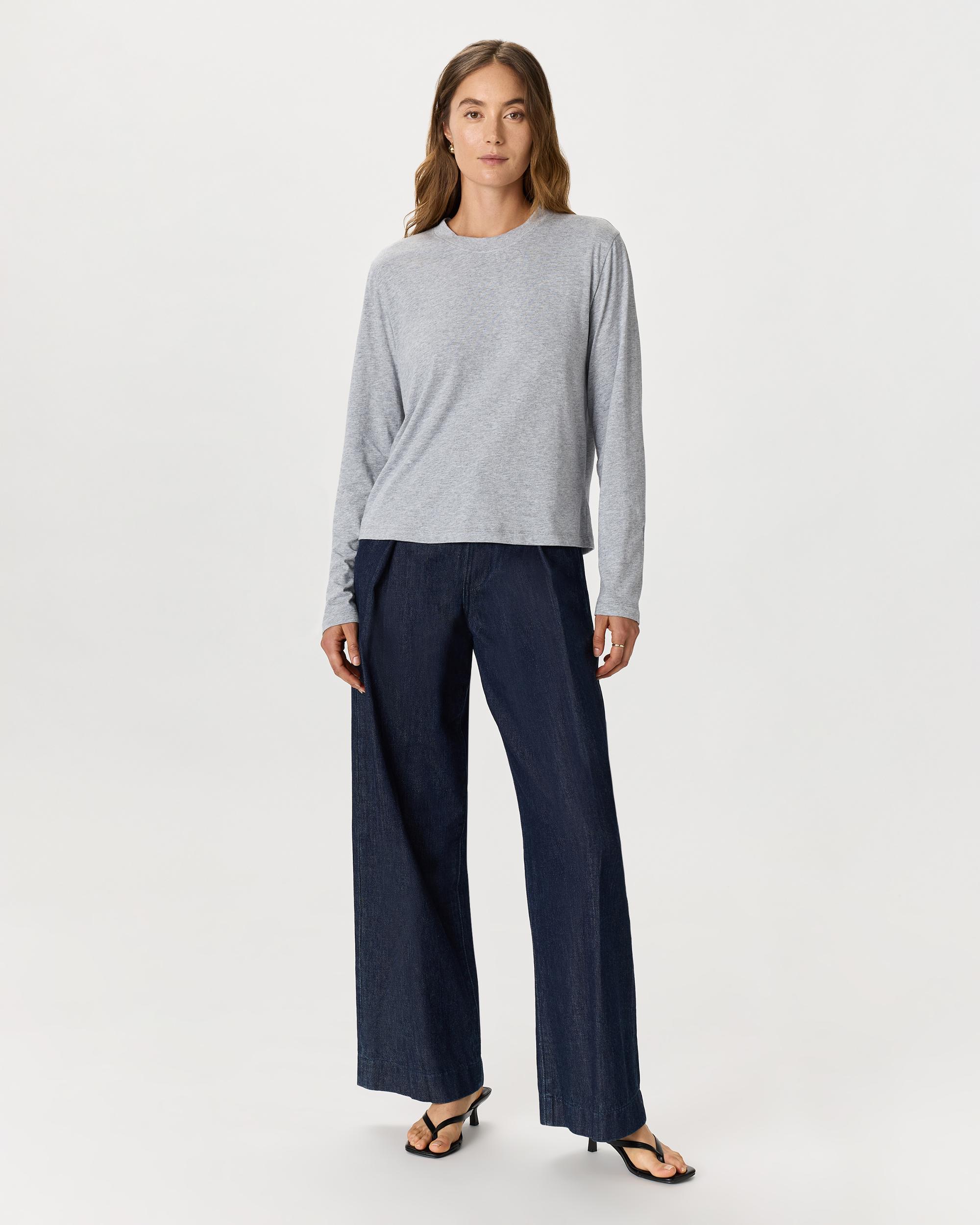 Quince | Women's Cotton Modal Relaxed Long Sleeve T-Shirt Cotton/Modal Product Image