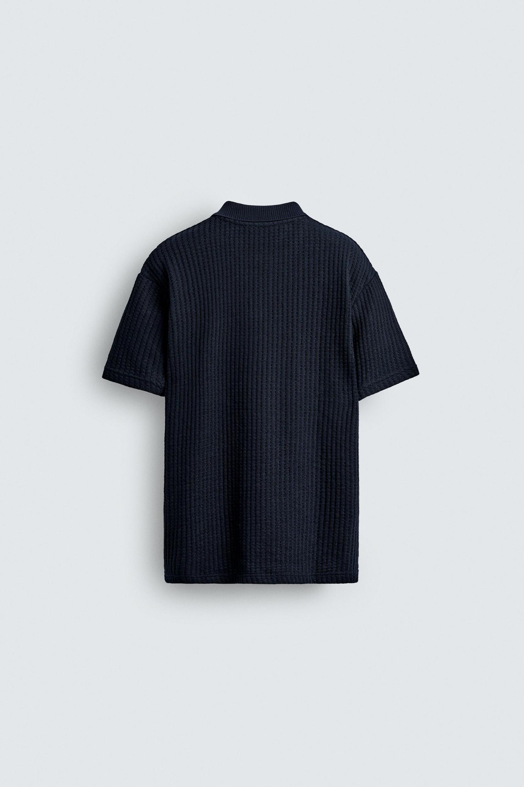 TEXTURED POLO SHIRT Product Image