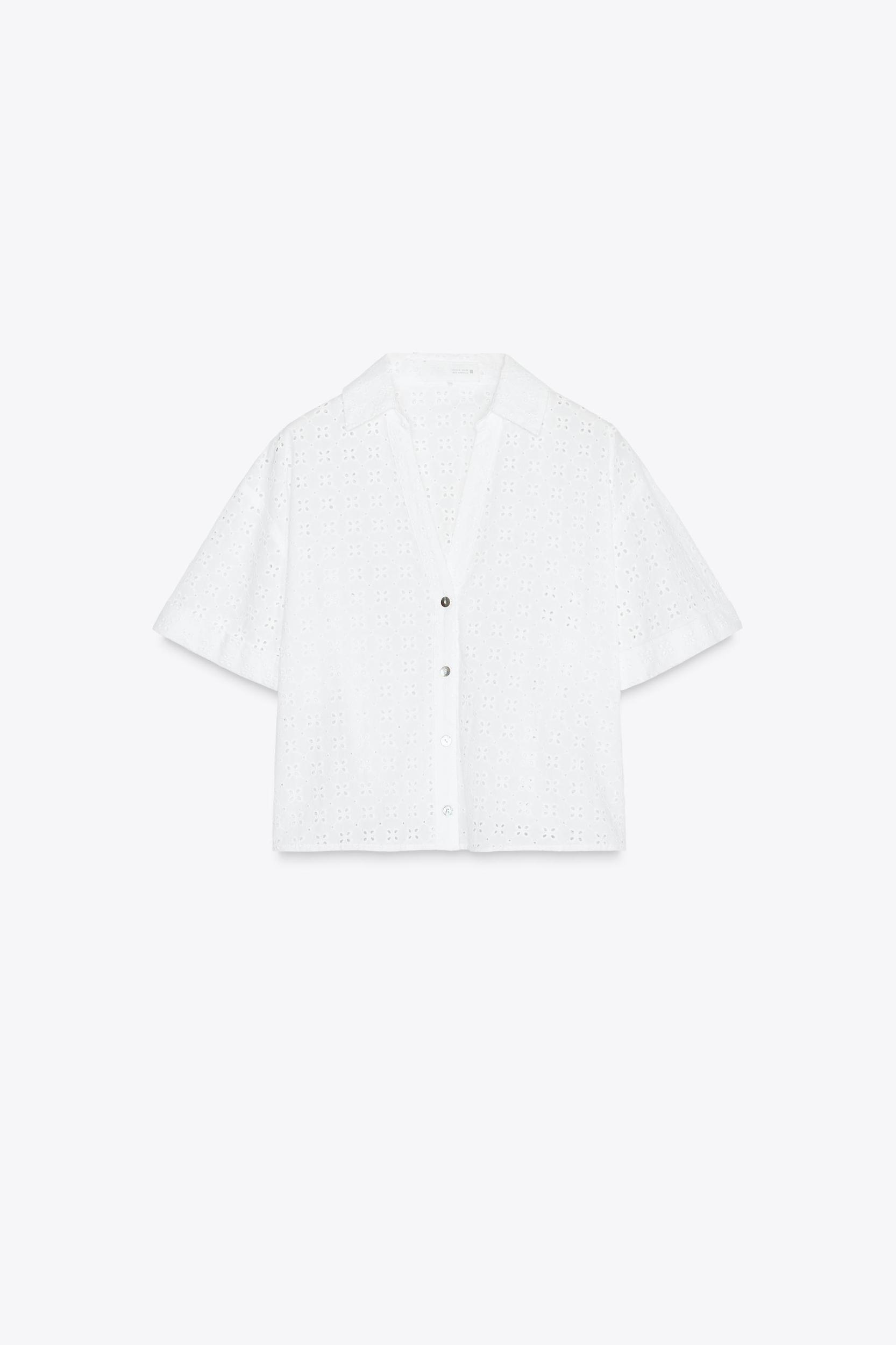 OPENWORK EMBROIDERY SHIRT Product Image