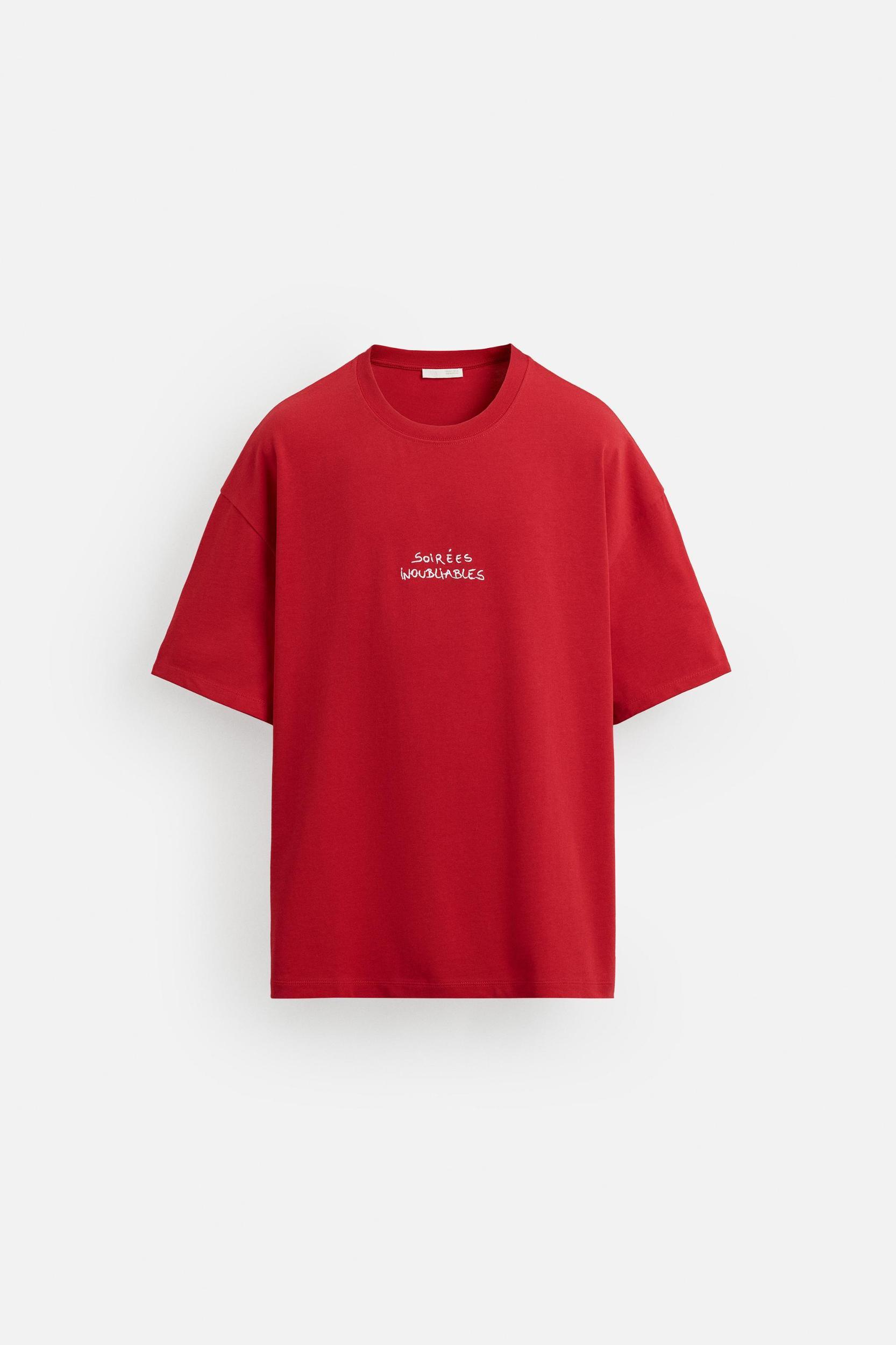 PRINTED TEXT T-SHIRT Product Image